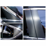 Mazda3【ABC柱卡夢貼】3M 1080美國進口高品質車貼專用膠膜~移除不留殘膠