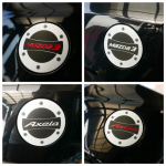 Mazda3【油箱蓋類金屬卡夢貼】多種款式任選~3M美國進口高品質車貼專用膠膜~移除不留殘膠